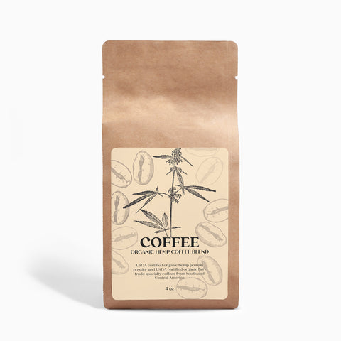 Organic Hemp Coffee Blend - Medium Roast 4oz