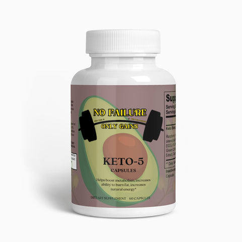 Keto-5 Capsules Supplements - No Failure Only Gains