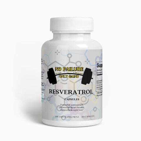 Resveratrol 50% 600mg Capsules - No Failure Only Gains