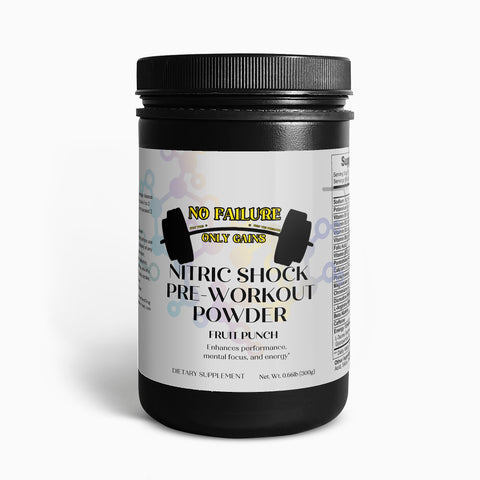 Nitric Shock Pre-Workout Powder (Fruit Punch)